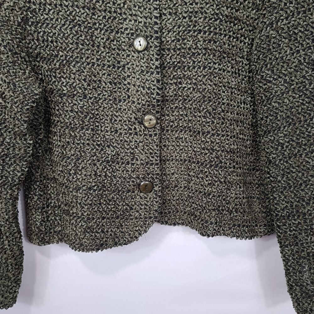 First Option Cropped button down sweater - Picture 6 of 12